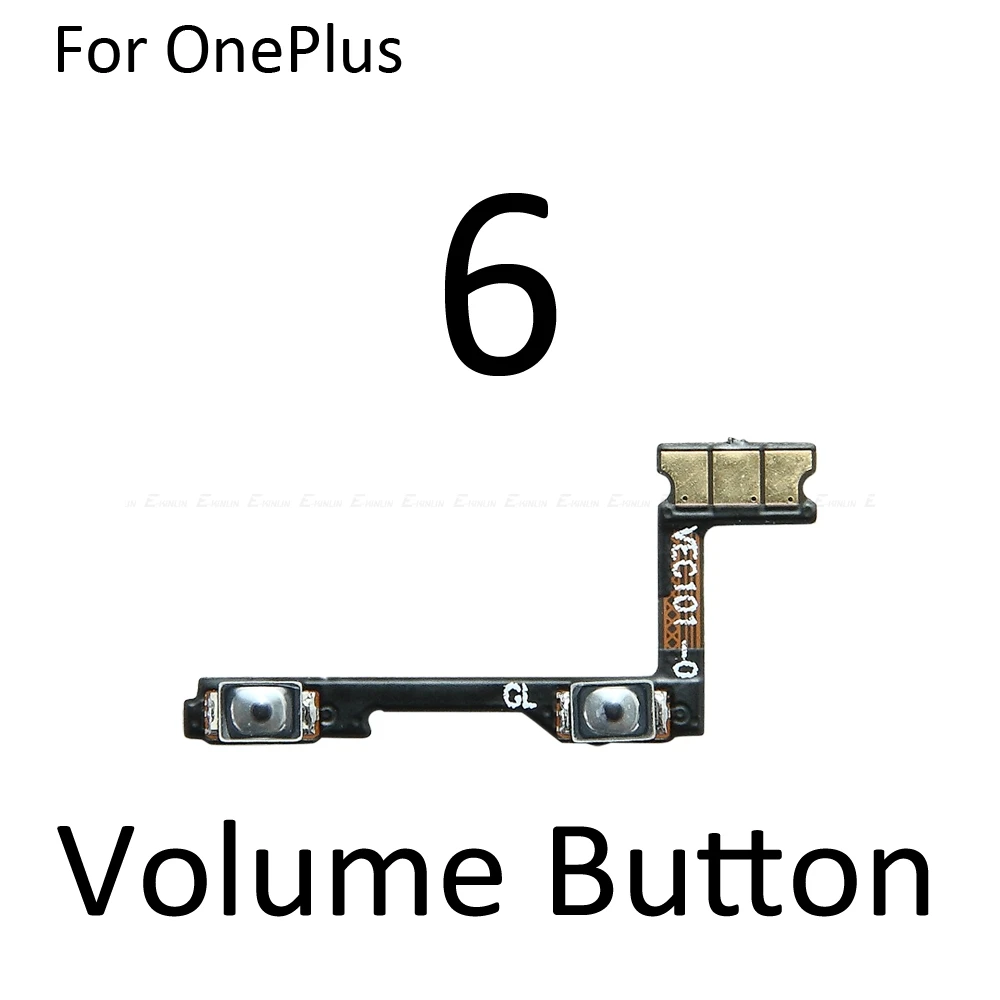 Mute Switch Power Key Ribbon Repair Part For OnePlus 3 3T 5 5T 6 6T 9R ON OFF Volume Button Control Flex Cable