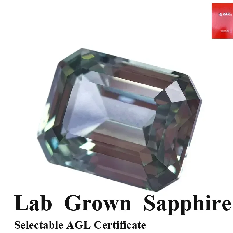 

Выращенный в лаборатории сапфир, изумрудная огранка, драгоценный камень зеленого цвета, свободные камни для изготовления ювелирных изделий своими руками с сертификатом ACL