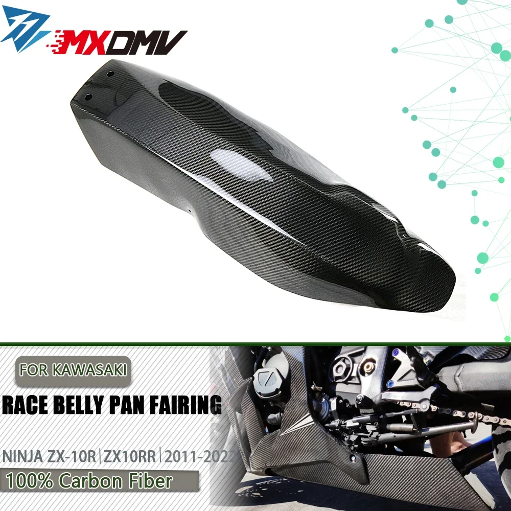 

ZX-10R Race Belly Pan Engine Spoiler Lower Panel Fairing Cowl Cover Carbon Fiber For KAWASAKI ZX10R ZX 10R 2011-2022