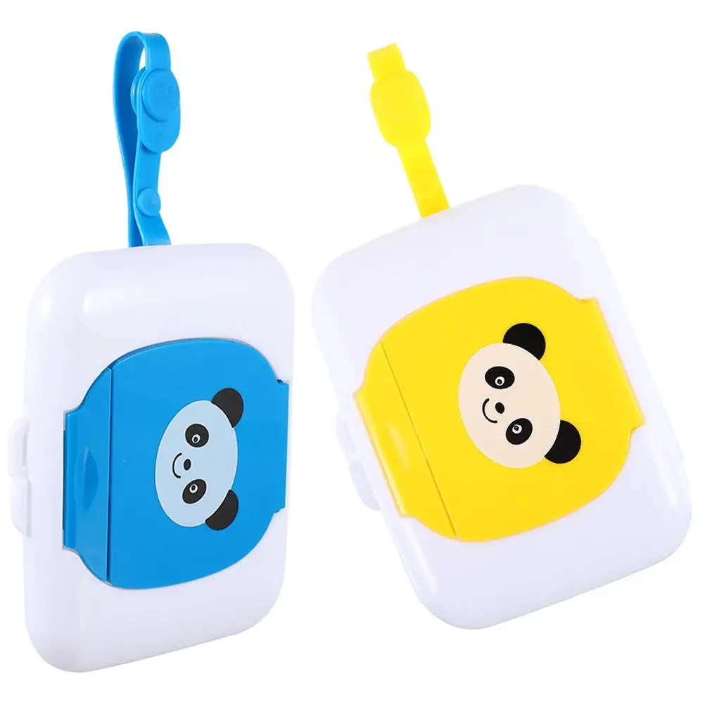 

2 Pcs Portable Wipe Box Flushable Wipes Container Car Holder Case Pp Infant Wet