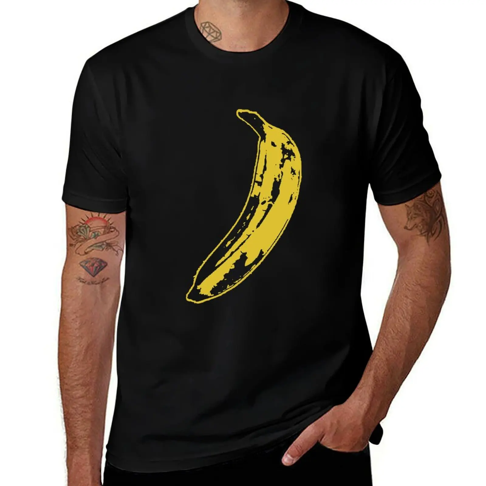 

Velvet Underground andy warhol banana, nico, lou T-Shirt t shirt for man 100 percent cotton t shirts cotton 100% T-Shirt