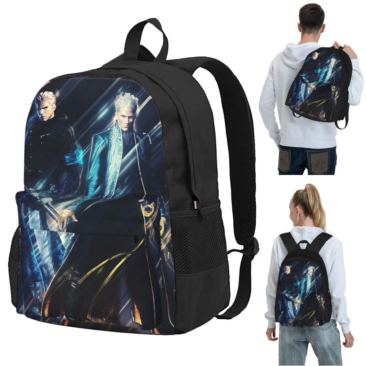 

Demon Generations Backpack Student BookBag Kids School Bag Laptop Shoulder Bags for Boys Girls