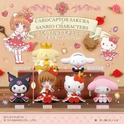 New Bandai Original Gashapon Card Captor Anime Figure Sitting Doll Action Figure Toys For Boys Girls Kids Children Birthday Gift