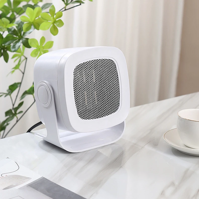 Calefator portátil pequeno do Desktop, tomada da UE para o uso home, calefator do espaço, CA 100-240V, 1 PC