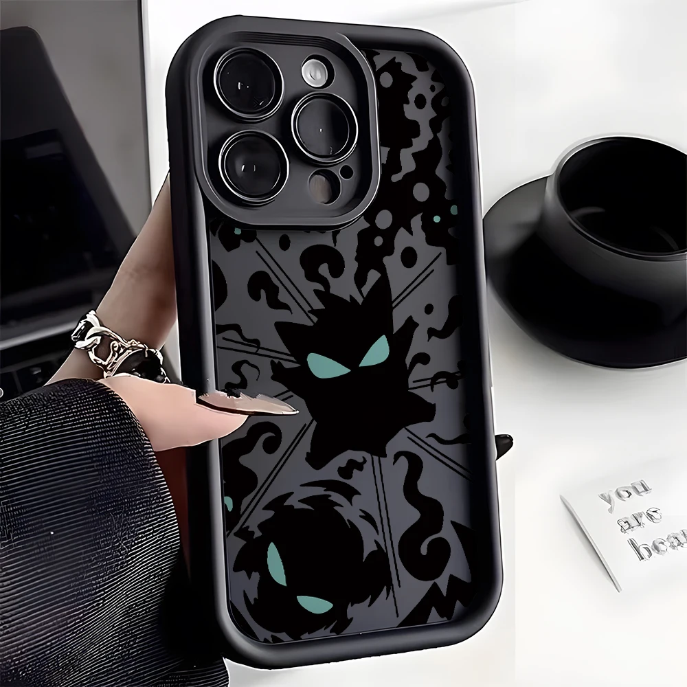 Ink Painting Gengars Phone Case for Infinix Smart 8 7 5 Note 40 30 12 Hot 20 9 Play GT 10 Tecno Camon Spark Go Pro 4G 5G Cover