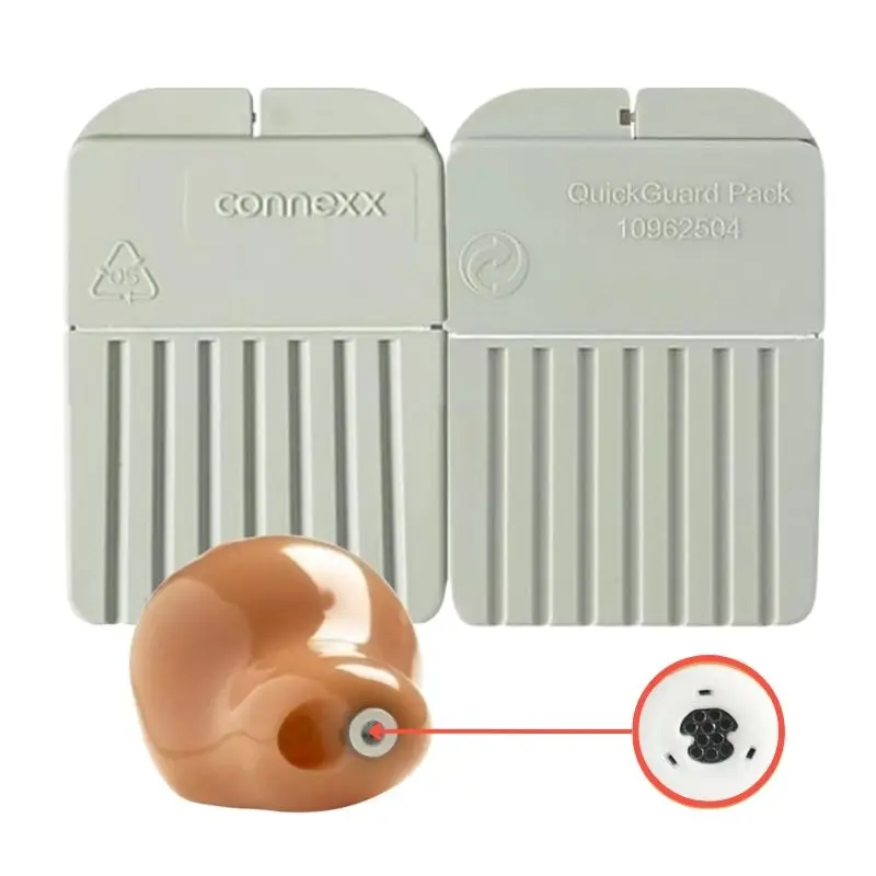 

Восковые фильтры Signia Connexx QuickGuard (2,2 мм) 10962504 Защита ушной серы для выбранных слуховых аппаратов Signia/Connexx
