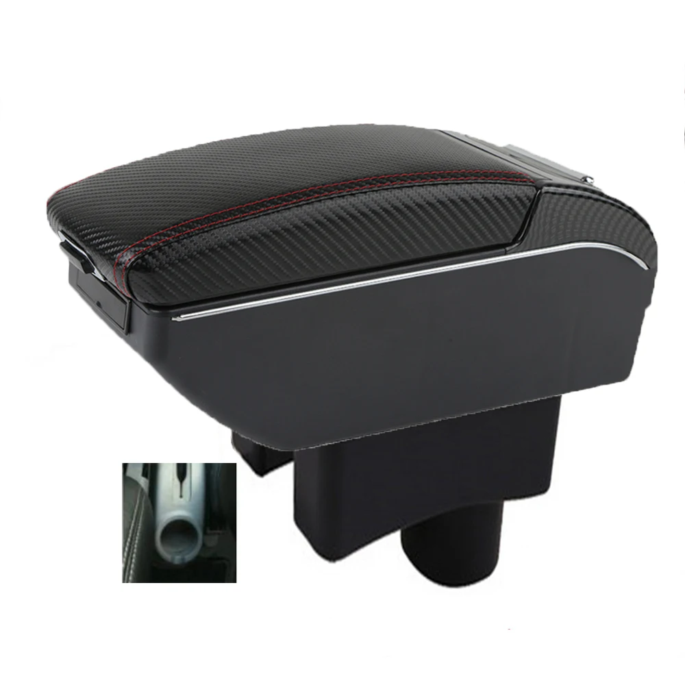 

For Tegas 2 Armrest Box Hyundai Accent Tegas 2 Armrest Auto Storage Box Arm Bracing heighten Interior Details Retrofit Part
