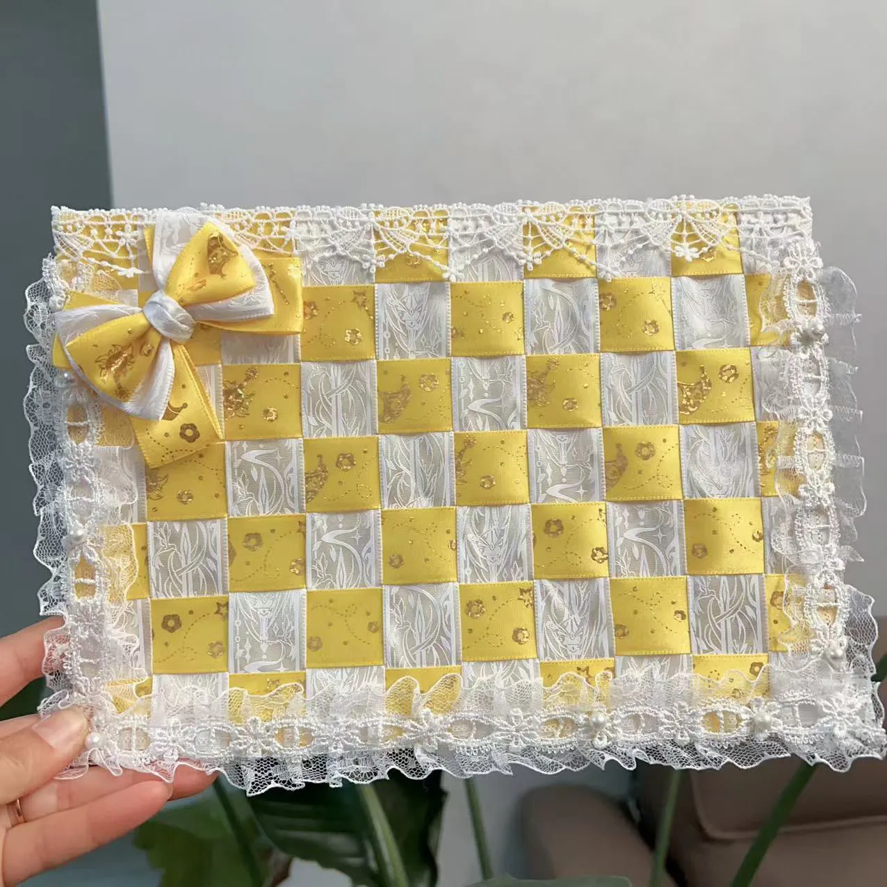 Original Custom Lta Dressing Plate Pain Bag Grain Large Intestine Pain Ribbon  B5 Card Cover  Plate Finished Product