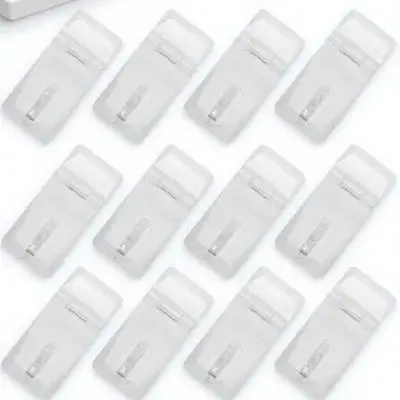 20 مجموعة من المفصلي الأكريليكي قفل مشبك شفاف لصندوق تخزين حقيبة النجارة مشروع قفل الأجهزة المتينة