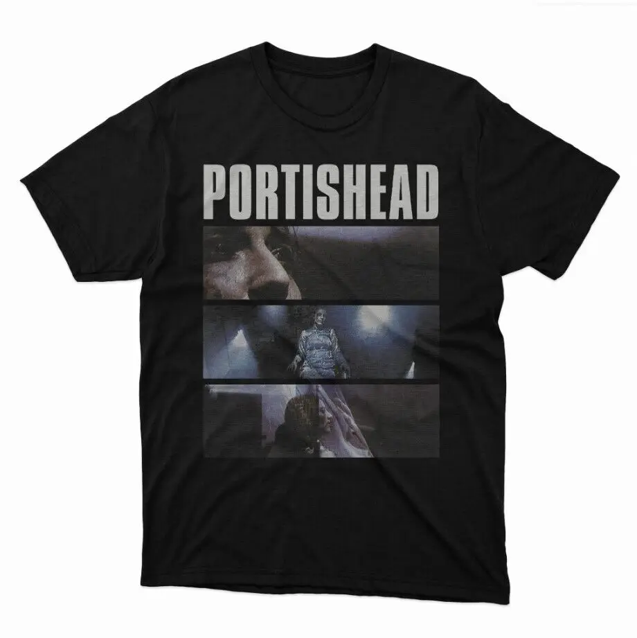 

Редкая Portishead 90-х футболка черная с коротким рукавом все размеры от S до 5Xl