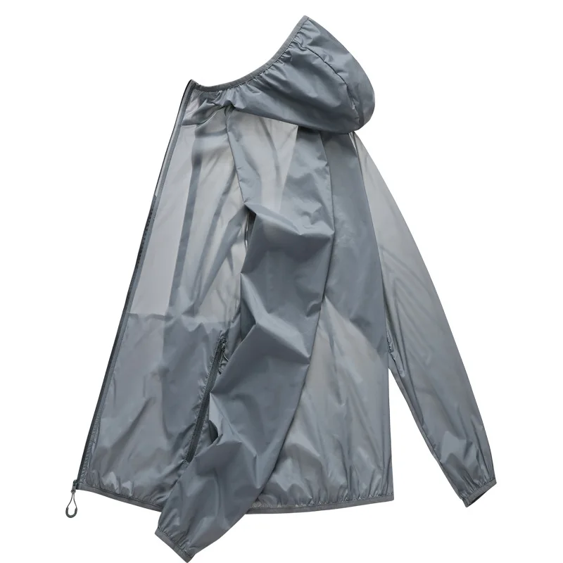 

C5 Quick-Drying Raincoat Waterproof Fishing Coat Unisex Outdoor Sun Protection Jackets Lightweight Breathable Women Windbreaker