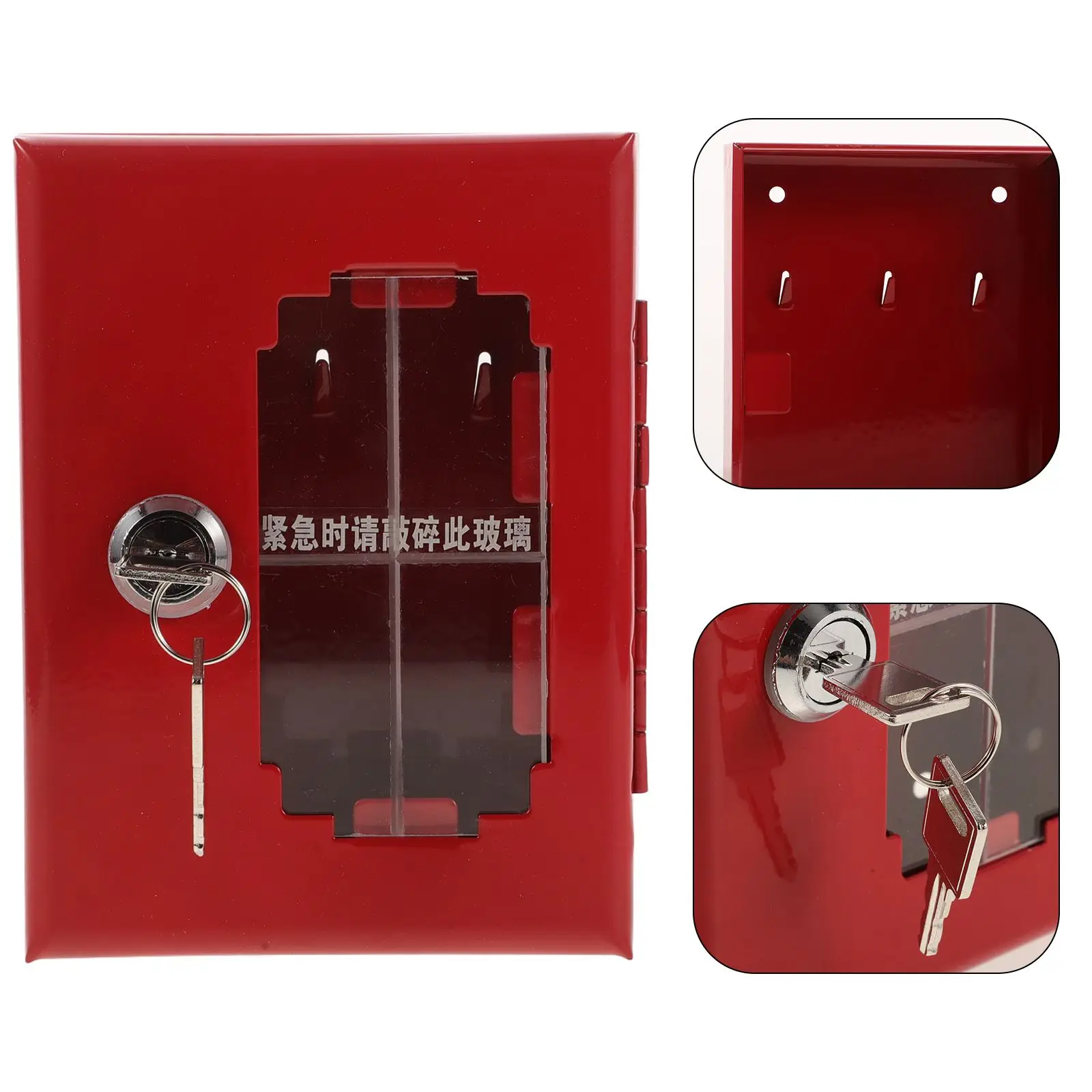 Fire -mounted Metal Emergency Door Lock Boxes for Keys Home Office Lock Box For House Keys Hardware