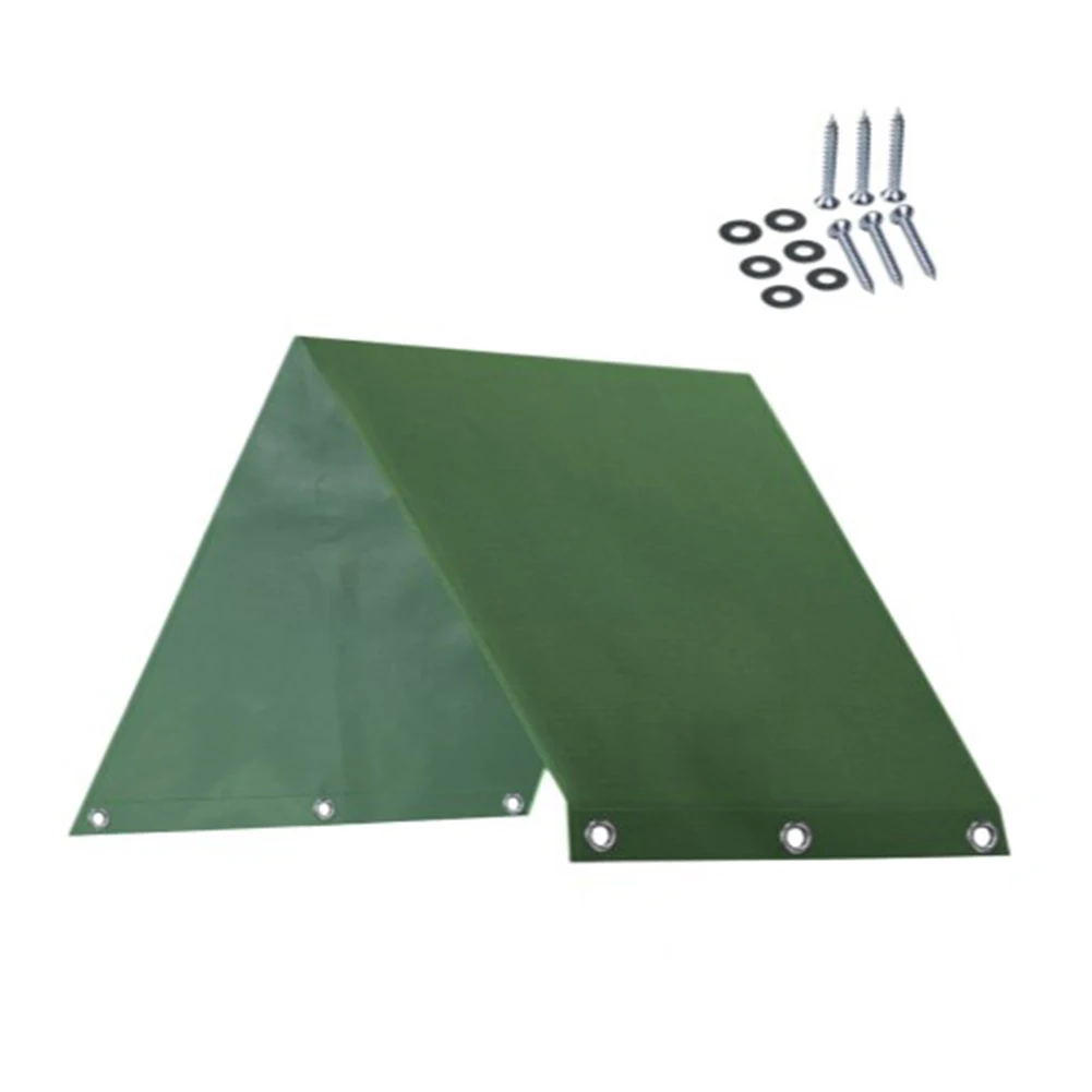 

Dust Resistant Swing Shade Dust Resistant Tarp 43*90 Inches 228*109 Cm Playground Roof Canopy Industrial-Grade Material