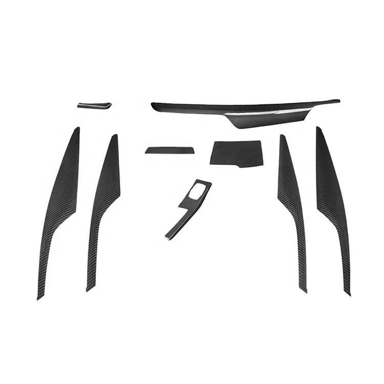 

Carbon Fiber Interior Components for BMW 5 Series G30, 6 Series GT, M5, F90. Including The Central Control Gear Stickers