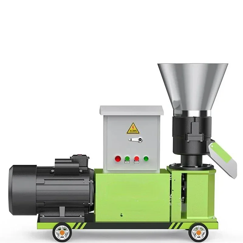 

220V/380V 4.5KW-9KW Feed Pellet Machine Biomass Feed Granulator Pelletizer Pellet Press 40-300KG/H Home Animal Feed Ggranulation