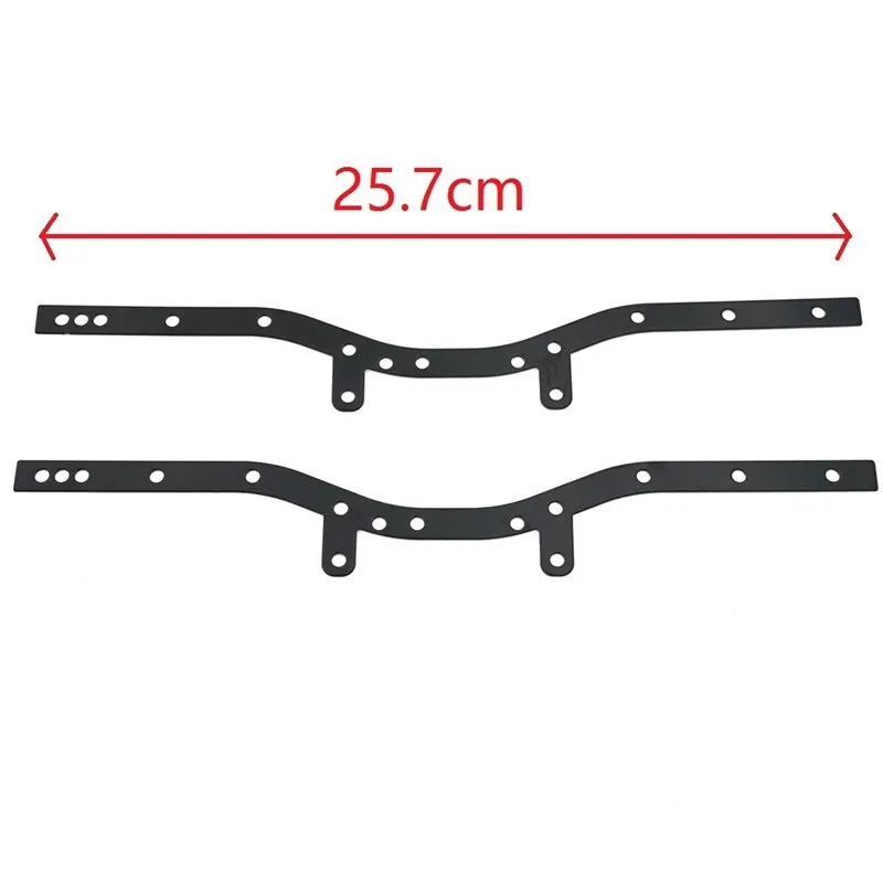 2Pcs Metal Chassis Beam Side Frame Beam Transom For WPL C14 C24 C24-1 1/16 RC Car Upgrade Parts Accessories Note: