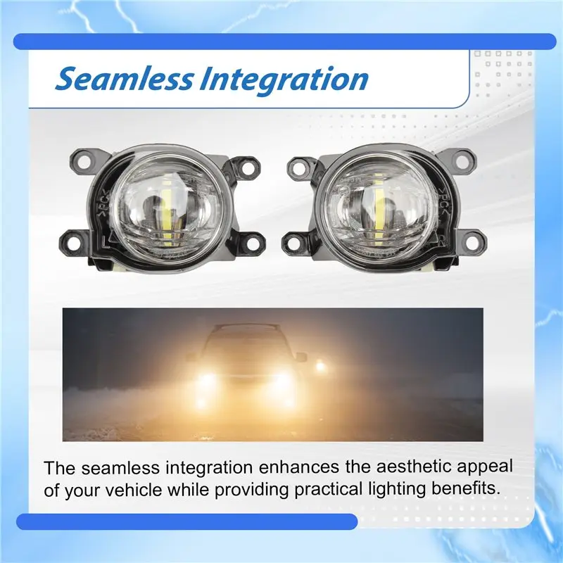 Front Bumper LED Fog Lamp DRL For Toyota Yaris Ativ Vios 2022-2023 Daytime Running Light Headlight Cover Wire Harness-A02G