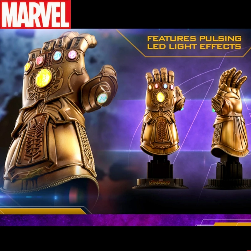 In Stock Genuine Original Hot Toys Infinity Gauntlet Avengers Infinity War 1:4 17cm Acs003 Movie Characters Portrait Toy Model