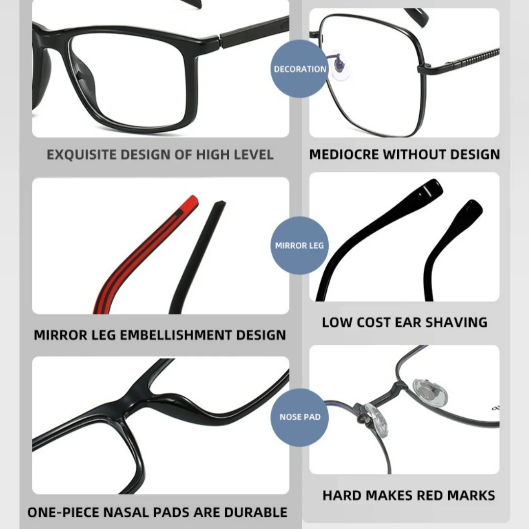 2PCS Anti Blue Light Reading Glasses Man TR90 Compute Myopia Glasses Reader Eyewear Gaming TV Eyeglasses for Women Men