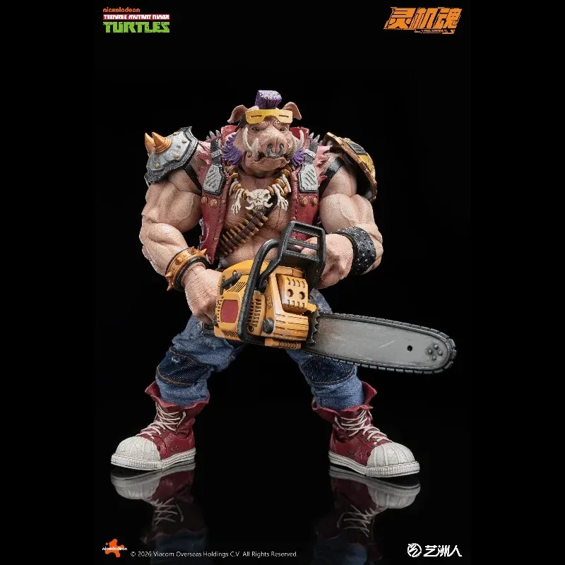 【Preventa】 Figura de acción articulada de las Tortugas Ninja Rocksteady Bebop, nueva, de la marca Lingji Soul, juguete coleccionable