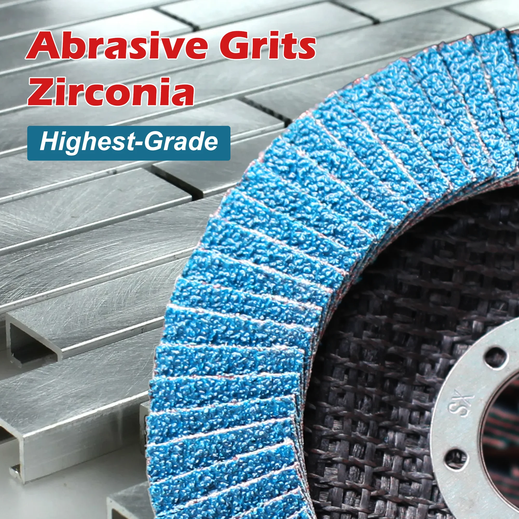 EZARC 5/10 Pcs Set Flap Discs 115mm T29 Zirkonia Schleifen Räder 40/80 Körnung Professionelle Flap Discs Schleifen Für Winkel grinder