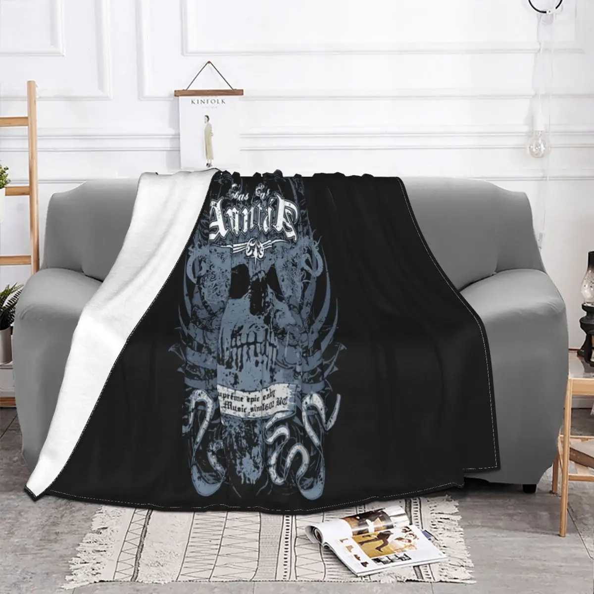 Rare Tobias Sammets Avantasia M L Women Men Promotion Classic Fitness Any Logo Cotton Casual Throw Blanket