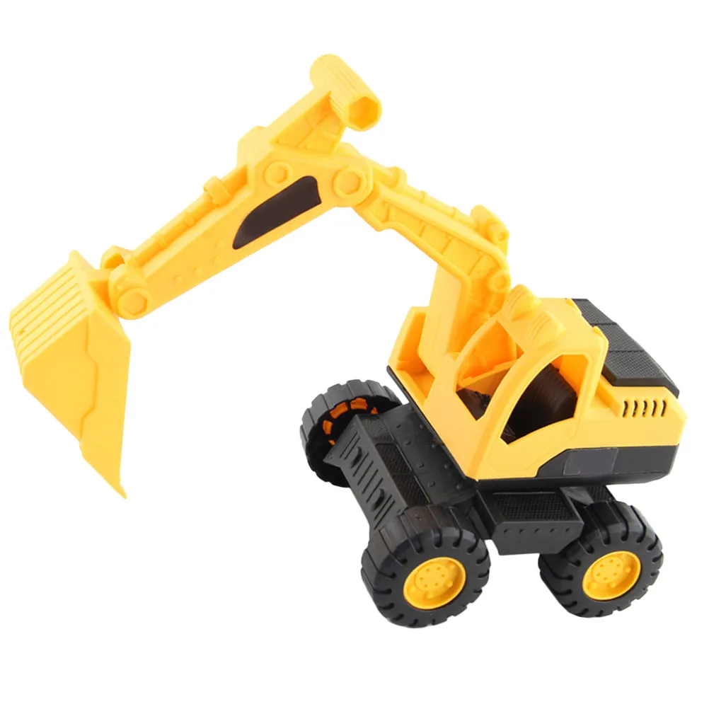 Engineering Vehicle Small Excavator Pattern Sliding Car Simulation for Kids Kids Car Project Learning and Coordination Fun Gift