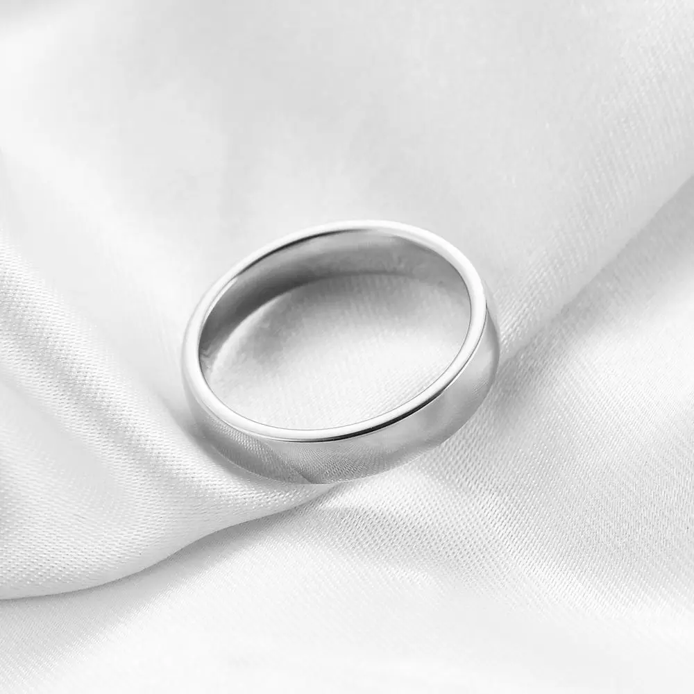 VQYSKO Vintage Wolfram Ring für Männer Glatte Plain Paar Ringe Punk Stil Mode Ring Schmuck Zubehör Großhandel – Detail 10