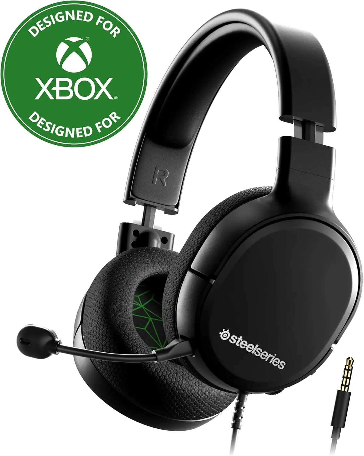 

Wired Gaming Headset with Detachable Microphone, Lightweight Steel-Reinforced Design for Xbox, PC, PS5, PS4, Switch, Mobile