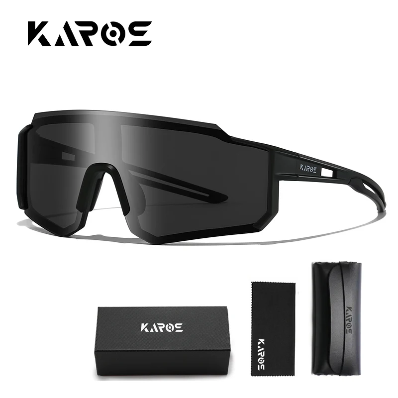 Karos Neue UV400 Sonnenbrille Mountainbike Visier Gläser Für Männer Und Frauen Outdoor Sport Straße Radfahren Bergsteigen Brillen Box