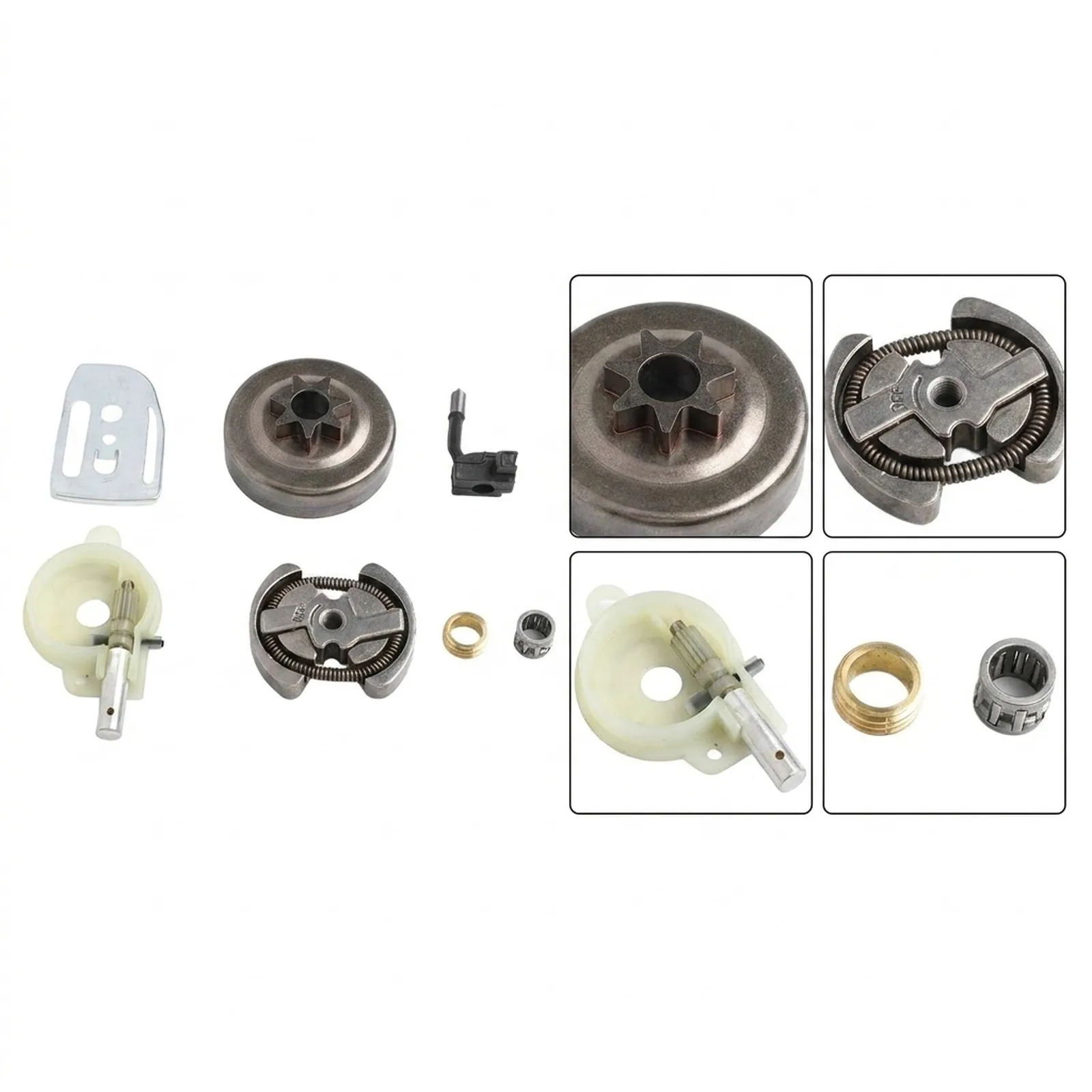 Accessories Oil Pump Set Oiler Clutch Drum For 41 136 137 for chainsaw Bearing Bar plate Convenient Accessories