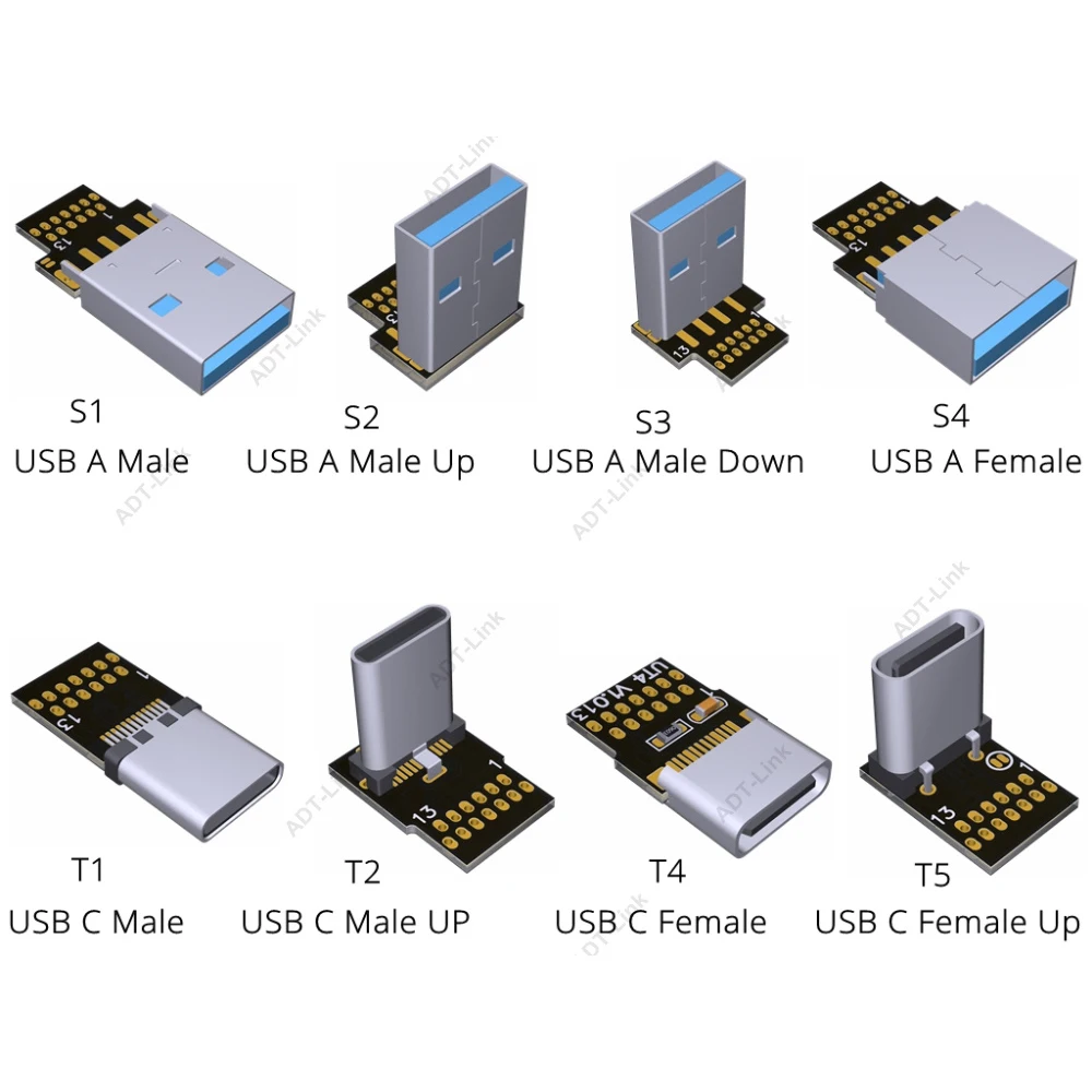 FPV USB 3.1 Type-C USB-C 90 degree Adapter 5cm-100cm FPC Ribbon Flat Type-C USB-C Cable for Multicopter Aerial Photography