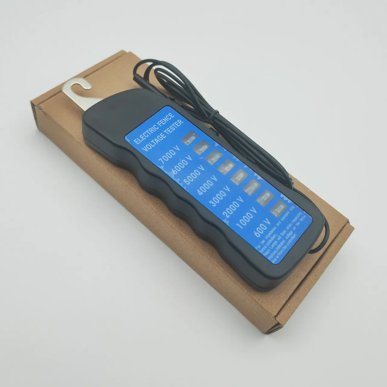 7000V Electric Fence Voltage Tester Portable Farm Ranch Fence Voltmeter Livestock Cattle Horse Pasture Fence Fault Testing Tool