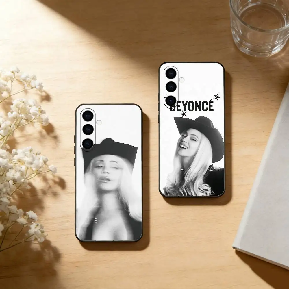 Singer B-Beyonce Phone Case For Samsung Galaxy A73,A72,A71,A70,A53,A52,A51,Others Soft Black Cover