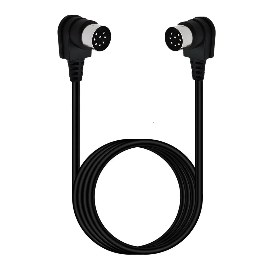 Double Elbow 8 Pin Din Male To Male Female Speaker Audio Cable Cord 3m for Surveillance Automotive Computer Television Precision image 4