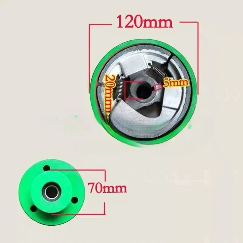 1pcs GX160/GX200/168/170 168F 170F clutch pulley for engine / Air-cooled diesel engine And more models