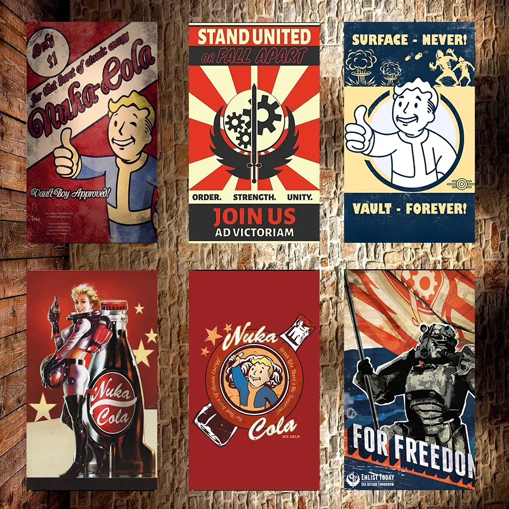 ธงเกม F-F-Fallouts ขนาด 3x5FT เหมาะสําหรับพิมพ์ลายโพลีเอสเตอร์ใช้ได้กับธงตกแต่งบ้านหรือกลางแจ้ง