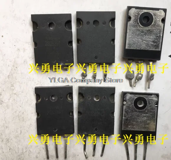 2CM full-length pin 2SA1943 2SC5200 original imported disassembling power amplifier tube pair      5pair -1lot