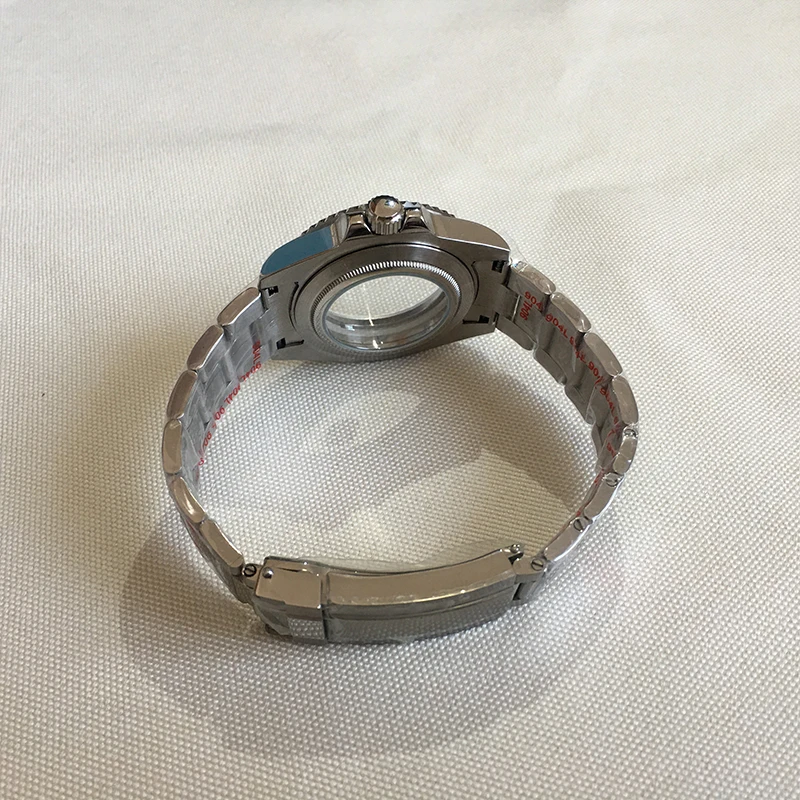 حافظة ساعة NH35 فاخرة للرجال 40 مللي متر مع زجاج كريستال الياقوت حافظة بديلة للغوص الفرعي لحركة Seiko NH34 NH35 NH36 nh38