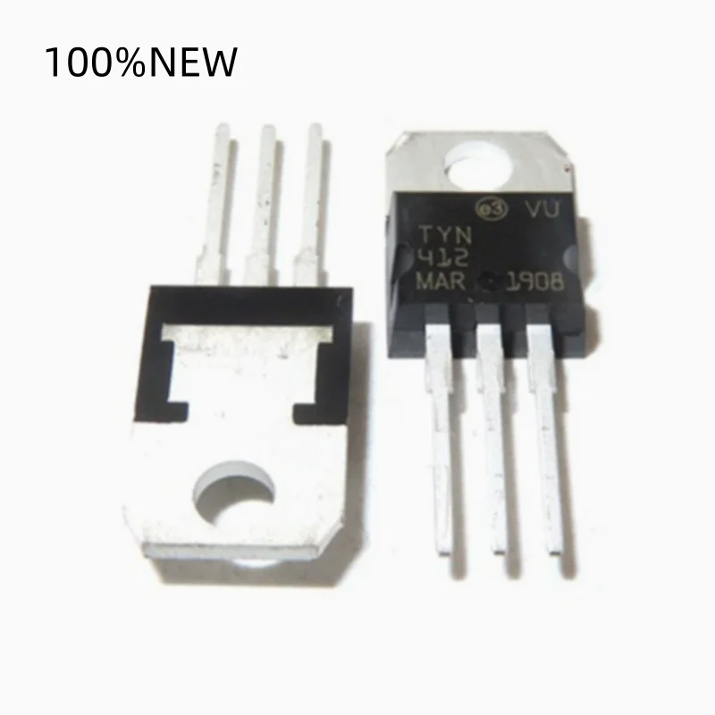 (10 Pieces) 100% New Tyn412 Tyn610 Tyn612 Tyn616 Tyn625 Tyn640 Tyn812 Tyn825 Tyn1225 Tyn112 Rg To-220 Unidirectional Thyristor Transistor