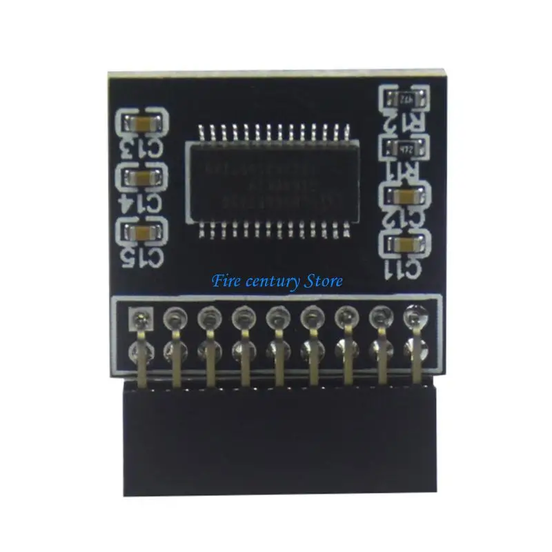 

J6PA MultiUse 18Pin Connectors TPM2.0 Encryption Security Module Computer Accessory