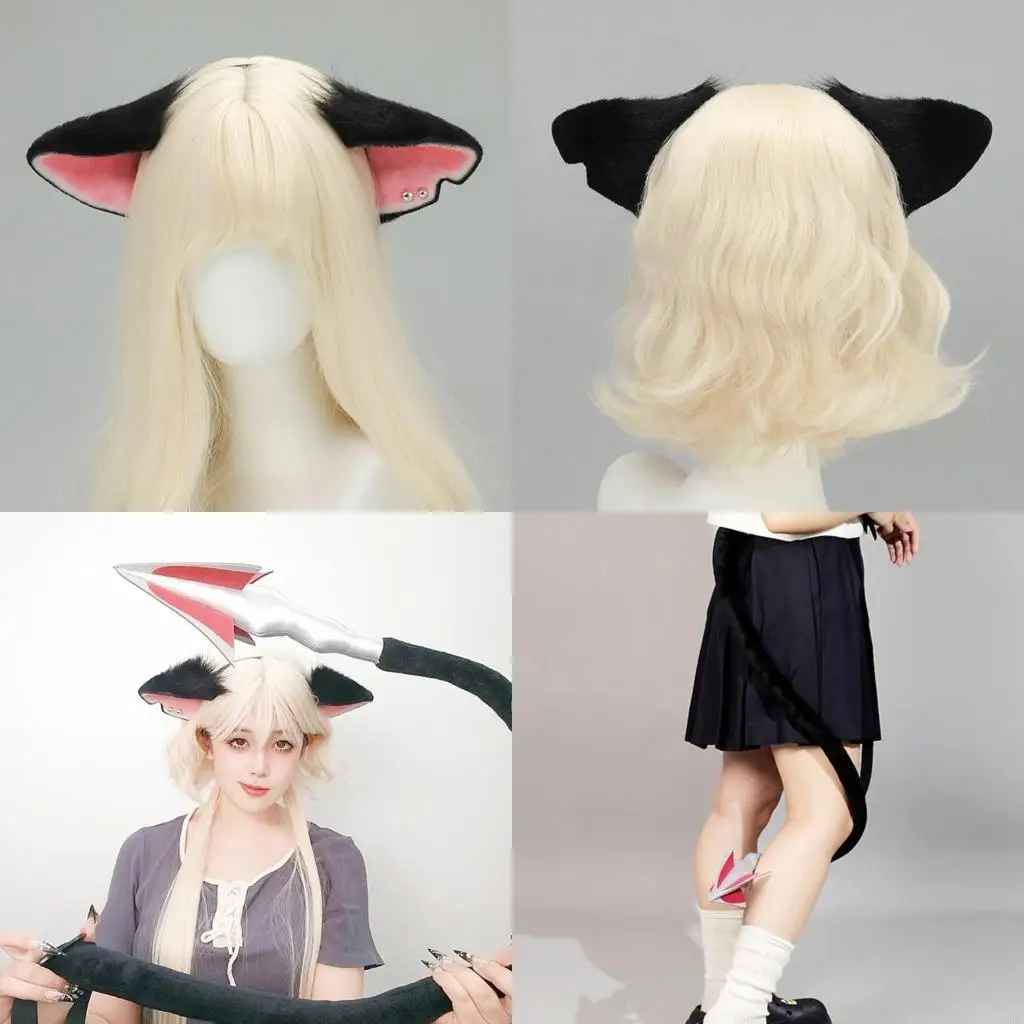 

39BC Kemonomimi Hair лента для укладки волос аксессуар Длинной хвост для женщин аниме -случай