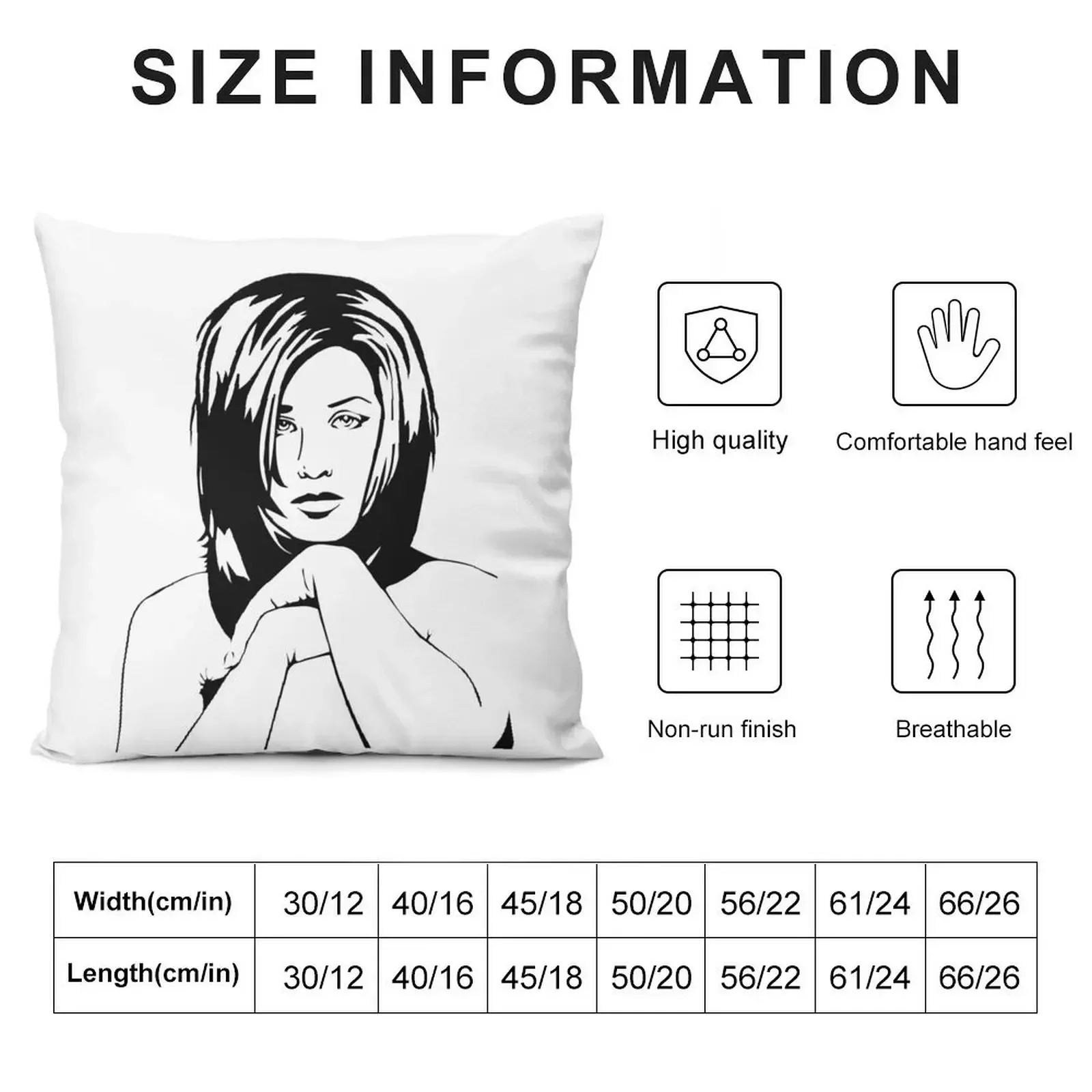 Jennifer Aniston, Rachel Sketch Throw Pillow Decorative Sofa Cushion pillow pillowcase New year Cushions For Children pillow