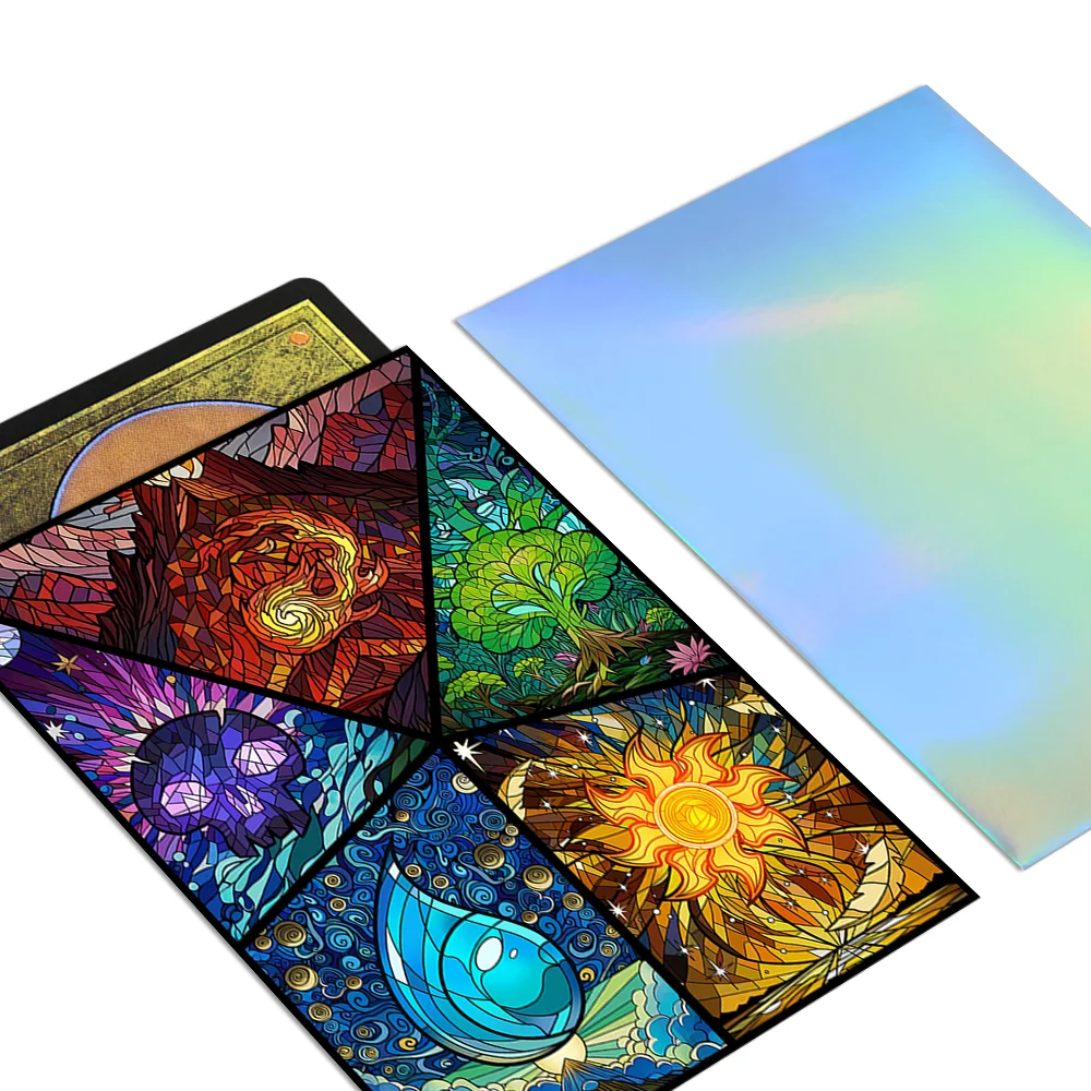 60 Stück 66 x 91 mm Anime-Kartenhüllen, Brettspiel, innere Sammelkarte, kompatibel mit/MGT/PTCG/PKM-Spielkarte, die besten Geschenke, Festival – Detail 2