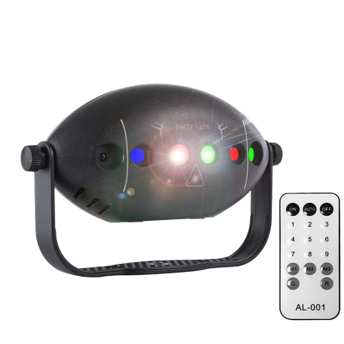Luz de discoteca para fiesta, proyector láser con efecto intermitente, linterna láser para escenario, estroboscópica RGB, adecuada para fiestas, actuaciones de DJ, bares,