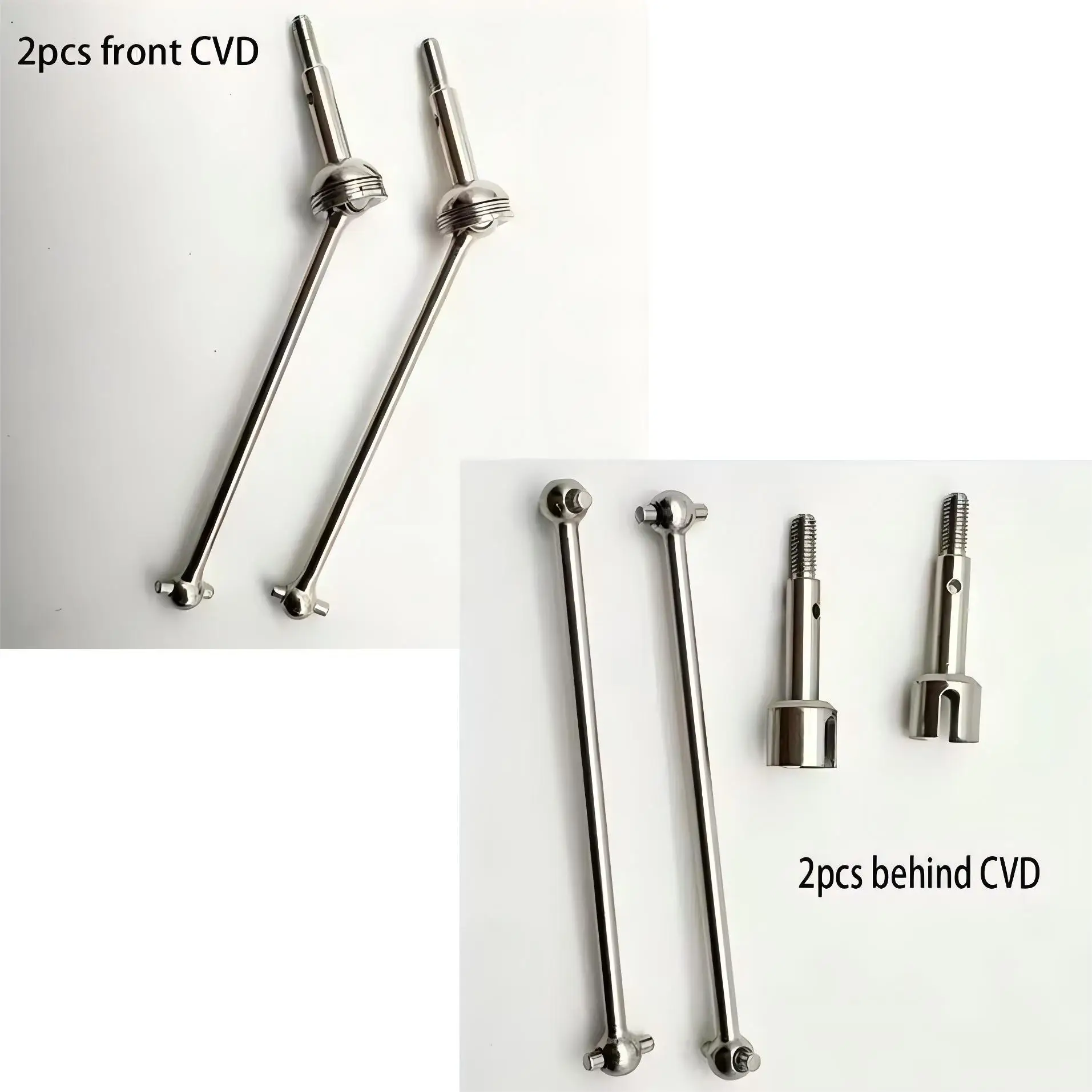 144010 144001 Remote Control Car Metal CVD Drive Shaft Dog Bone Cup Upgrade Parts DIY for 144002 124016 124017 124018 124019