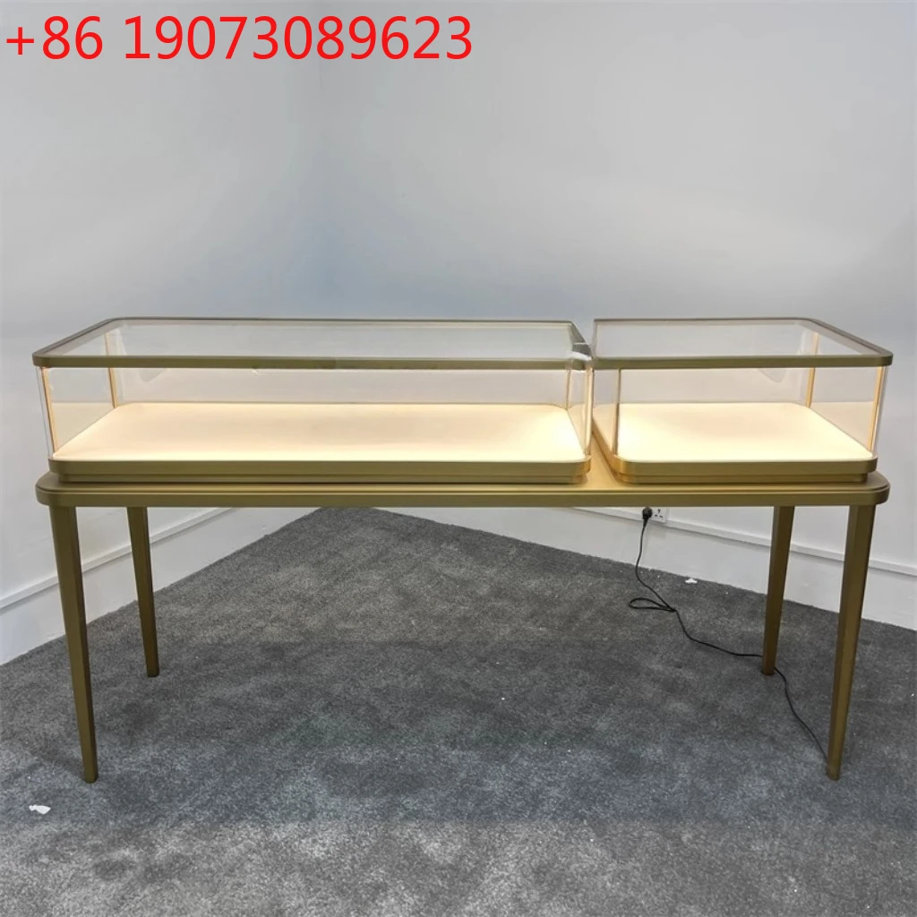 

Шкаф-витрина для ювелирных изделий из нержавеющей стали, стойка для ювелирных изделий, нефритовые часы, очки, стеклянный шкаф-витрина