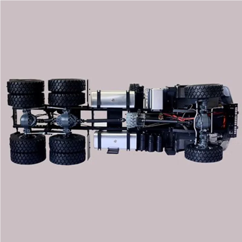 JDM-157 1/14 Remote Control Off-Road  6*6 Trailer Climbing Military Truck Weight Support For Tamiya Lesu Scania Man RC Trailer