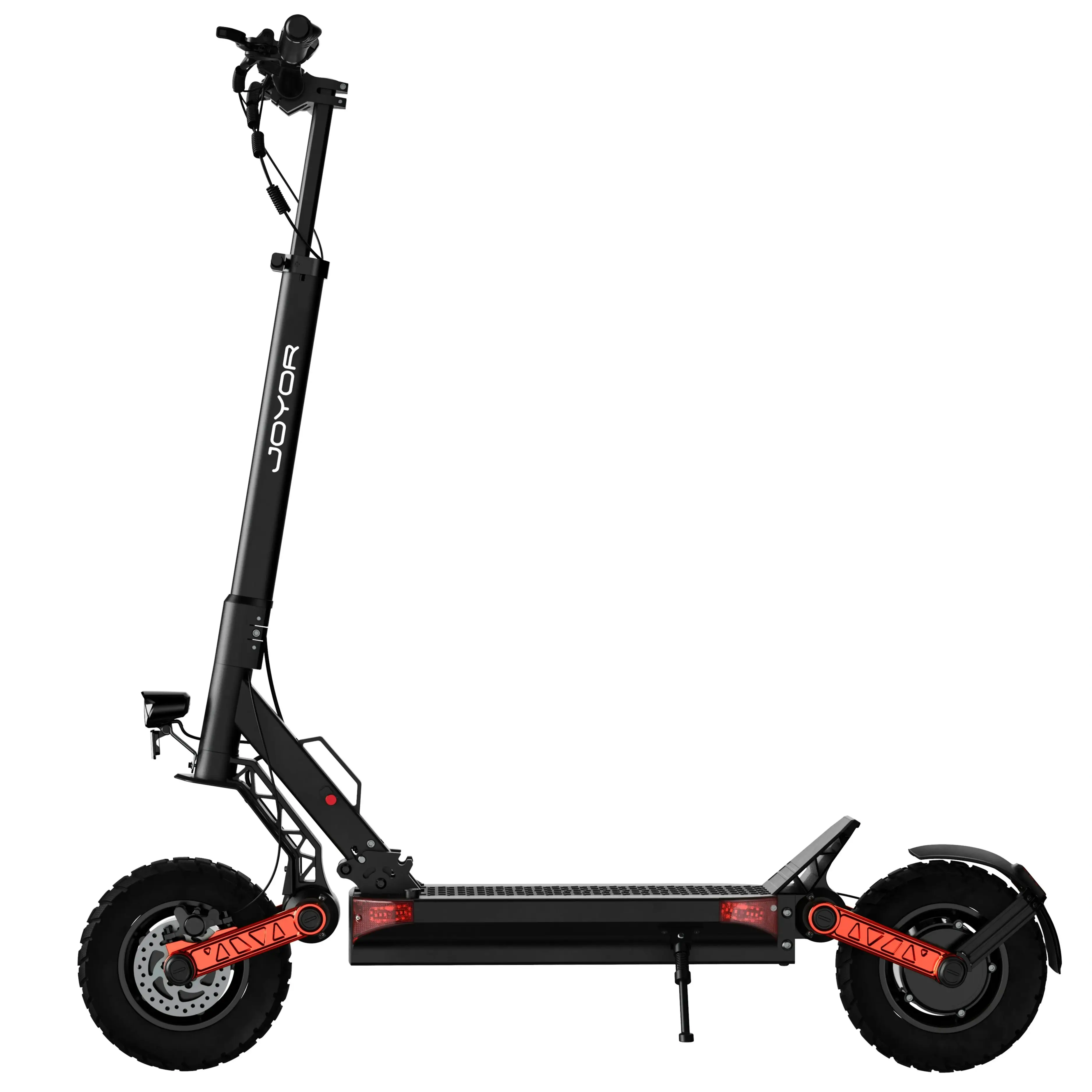 JOYOR S10-S-Z Faltbarer All-Terrain E-Scooter mit Dual 1000W Split-Motoren, 60V18AH Akku, max. 75KM Reichweite, 10-Zoll Offroad-Reifen, Dual-Federung, Dual-Hydraulikbremsen, HD LCD Display,