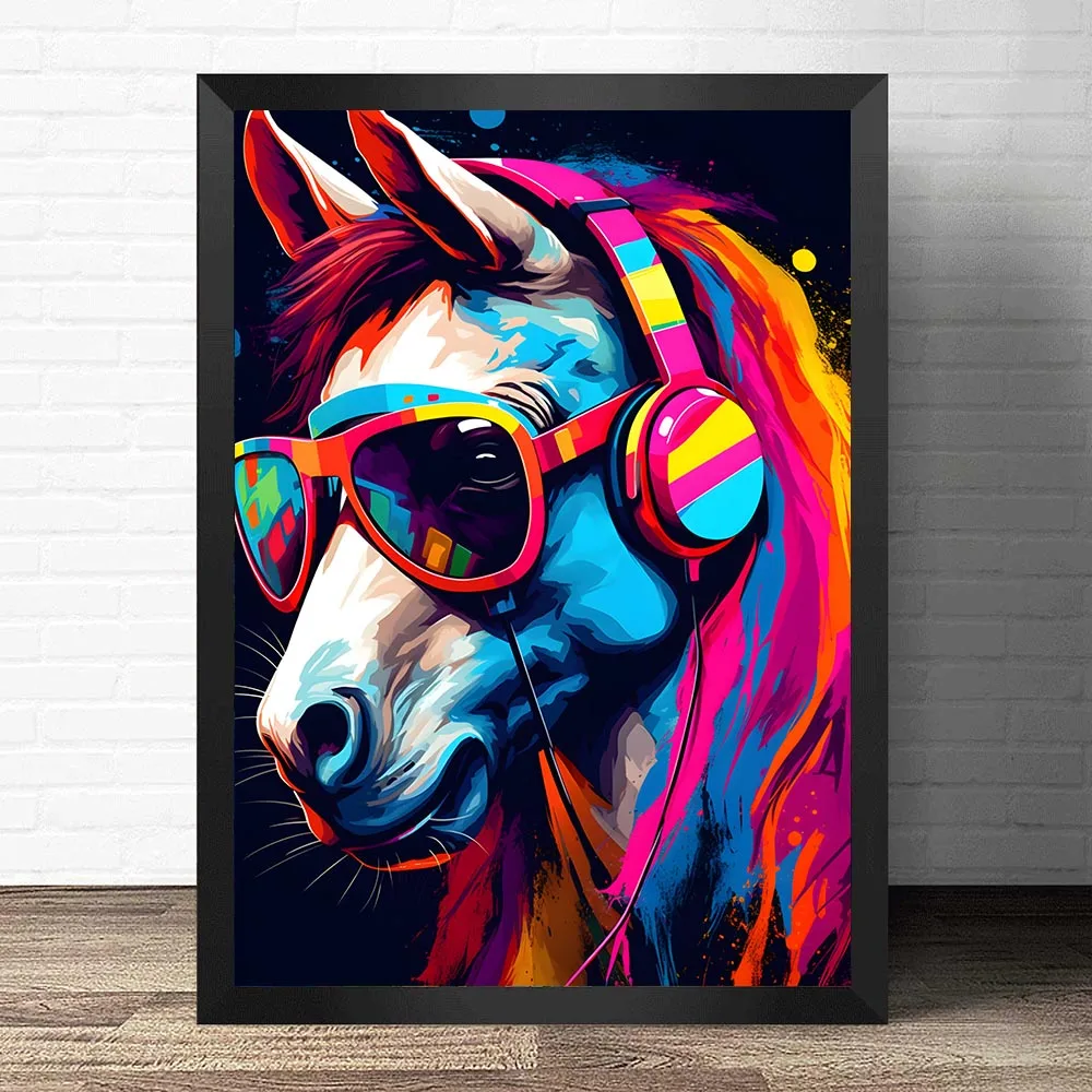 مجموعة ملصقات ألعاب جرافيتي على شكل حيوانات ، مطبوعات للاعبين ، ديكور منزلي ، لوحة قماشية لسماعات الأذن ، لوحة جدارية ، ديكور غرفة المراهقين